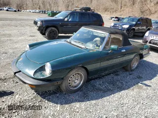 1983 Alfa Romeo Spider Veloce z VIN ZARBA541XD1016802, wystawiony jako Copart lot #51383595 z przebiegiem 127 904 mil mil oraz Tytuł czysty. Historia ofert i sprzedaży dostępna na DreamBid. Obrazek 1.