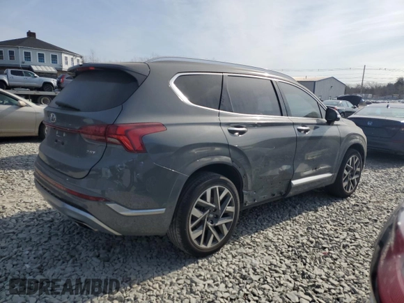 2023 Hyundai Santa Fe Calligraphy with VIN 5NMS54AL6PH494448, listed as a Copart auction lot 49070955 with 0 mi miles and Salvage Title. Bid and sale history available at carsss.com. Image 3.