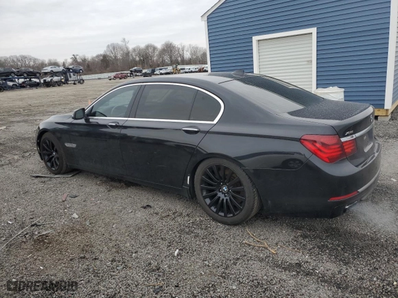 2013 BMW 7 Series 750Li xDrive with VIN WBAYF8C56DD141092, listed as a Copart auction lot 46121145 with 175,525 mi miles and Clean Title. Bid and sale history available at carsss.com. Image 2.