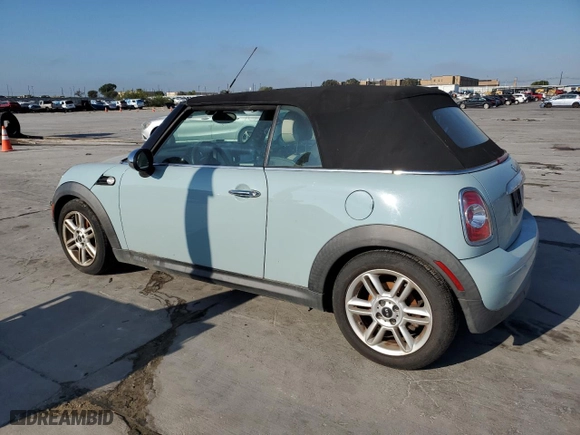 2013 MINI Cooper Convertible with VIN WMWZN3C57DT569379, listed as a Copart auction lot 71982954 with 152,142 mi miles and Clean Title. Bid and sale history available at carsss.com. Image 2.