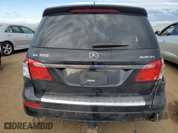 2015 Mercedes-Benz GL-Class GL 350 BlueTEC with VIN 4JGDF2EEXFA607084, listed as a Copart auction lot 43999855 with 0 mi miles and Salvage Title. Bid and sale history available at carsss.com. Image 6.