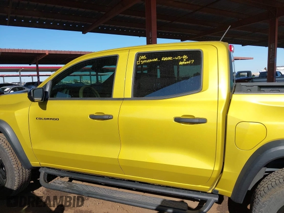 2023 Chevrolet Colorado 4WD Trail Boss with VIN 1GCPTEEK9P1148584, listed as a IAAI auction lot 41487552 with 19,468 mi miles. Bid and sale history available at carsss.com. Image 15.