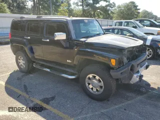 2009 Hummer H3 SUV with VIN 5GTEN13E098160892, listed as a Copart auction lot 74005344 with 224,542 mi miles and Salvage Title. Bid and sale history available at carsss.com. Image 4.