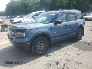 2024 Ford Bronco Sport Big Bend with VIN 3FMCR9B6XRRE20639, listed as a Copart auction lot 65265145 with 1,323 mi miles and Clean title. Bid and sale history available at DreamBid. Image 1.