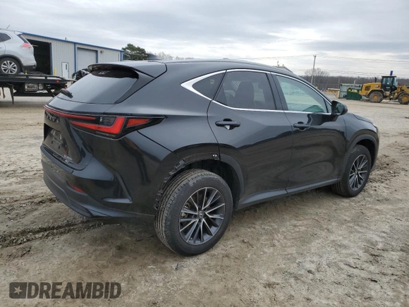2022 Lexus NX with VIN 2T2AKCEZ6NC002870, listed as a Copart auction lot 43507585 with 24,383 mi miles and Salvage Title. Bid and sale history available at carsss.com. Image 3.