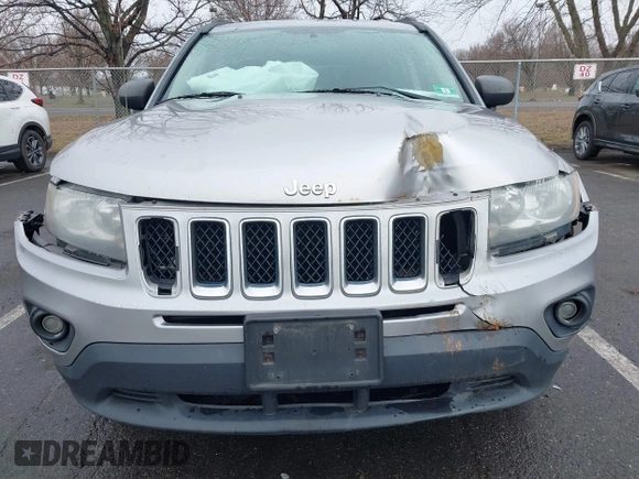 2014 Jeep Compass Sport with VIN 1C4NJDBB8ED734667, listed as a IAAI auction lot 41836914 with 221,028 mi miles. Bid and sale history available at carsss.com. Image 6.