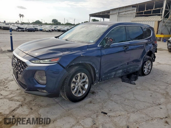 2019 Hyundai Santa Fe SEL z VIN 5NMS33AD0KH029696, wystawiony jako Copart lot #58147435 z przebiegiem 150 417 mil mil oraz Szkoda całkowita • Salvage title. Historia ofert i sprzedaży dostępna na DreamBid. Obrazek 1.