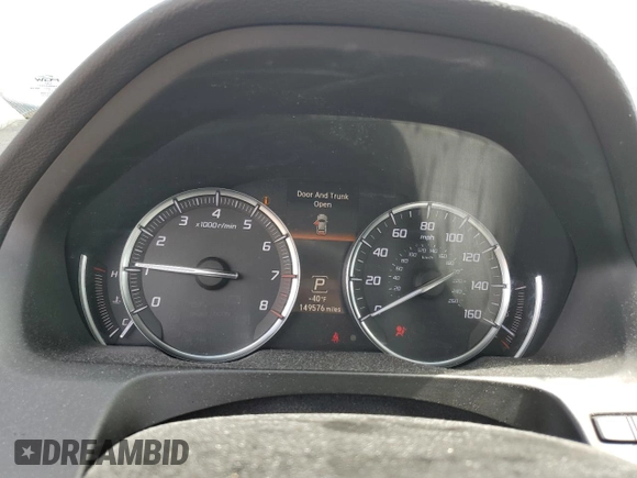 2018 Acura TLX Technology with VIN 19UUB1F58JA008350, listed as a Copart auction lot 50944675 with 149,576 mi miles and Salvage Title. Bid and sale history available at DreamBid. Image 9.