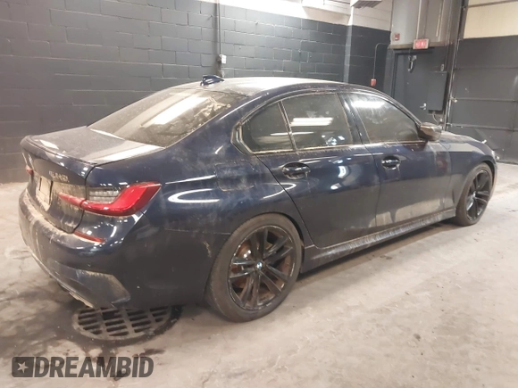 2020 BMW 3 Series M340i xDrive with VIN WBA5U9C07LAF54824, listed as a IAAI auction lot 41218617 with 37,694 mi miles and . Bid and sale history available at DreamBid. Image 4.