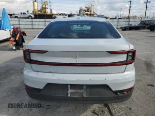 2024 Polestar 2 with VIN YSMFD3KA2RL238020, listed as a Copart auction lot 51341825 with 7,565 mi miles and Salvage Title. Bid and sale history available at carsss.com. Image 6.