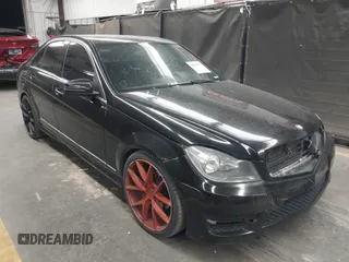 2013 Mercedes-Benz C C 250 Sport with VIN WDDGF4HB8DA793855, listed as a IAAI auction lot 41989172 with 150,537 mi miles. Bid and sale history available at carsss.com. Image 1.