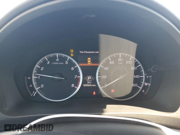 2020 Acura ILX w/Premium Pkg with VIN 19UDE2F78LA000802, listed as a Copart auction lot 49647055 with 22,560 mi miles and Salvage Title. Bid and sale history available at carsss.com. Image 9.