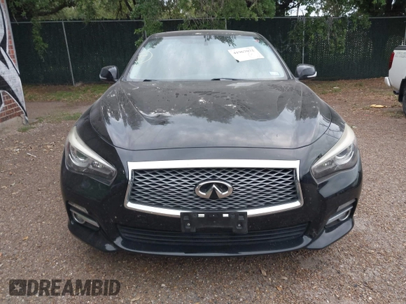 2016 Infiniti Q50 Premium with VIN JN1EV7AP1GM303757, listed as a IAAI auction lot 41967072 with 95,238 mi miles and . Bid and sale history available at carsss.com. Image 6.
