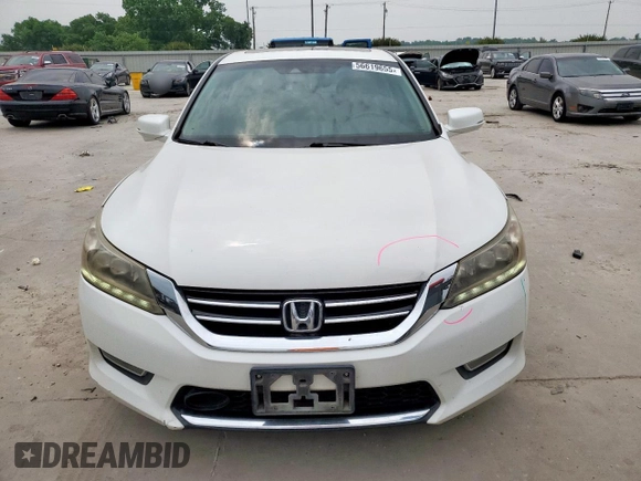 2013 Honda Accord Touring with VIN 1HGCR3F94DA048502, listed as a Copart auction lot 56619655 with 148,084 mi miles and Salvage title. Bid and sale history available at DreamBid. Image 5.