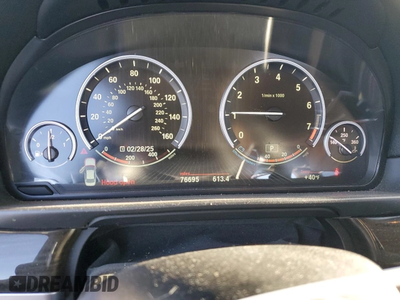 2016 BMW 5 Series 528i with VIN WBA5A5C59GG353844, listed as a Copart auction lot 47310545 with 76,695 mi miles and Salvage Title. Bid and sale history available at carsss.com. Image 9.