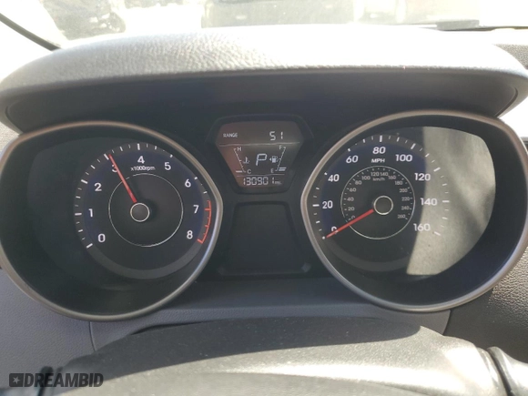 2016 Hyundai Elantra GL with VIN 5NPDH4AE0GH794944, listed as a Copart auction lot 50978145 with 130,901 mi miles and Clean Title. Bid and sale history available at carsss.com. Image 9.