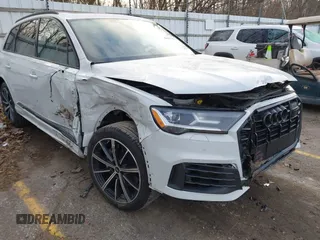 2022 Audi Q7 Premium Plus with VIN WA1LXBF75ND017721, listed as a IAAI auction lot 40819509 with 33,234 mi miles and . Bid and sale history available at DreamBid. Image 6.