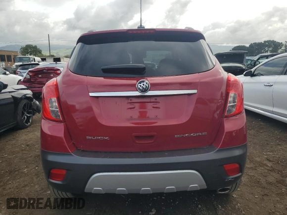 2016 Buick Encore with VIN KL4CJASB6GB686214, listed as a Copart auction lot 50320265 with 25,604 mi miles and Salvage Title. Bid and sale history available at DreamBid. Image 6.