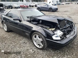 2000 Mercedes-Benz SL-Class with VIN WDBFA68F7YF185593, listed as a Copart auction lot 88585535 with 0 mi miles and Clean Title. Bid and sale history available at carsss.com. Image 4.