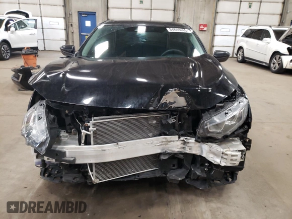 2020 Honda Civic Sedan LX with VIN 19XFC2F64LE031045, listed as a Copart auction lot 54589445 with 58,692 mi miles and Salvage Title. Bid and sale history available at carsss.com. Image 5.