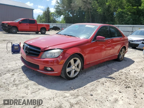 2010 Mercedes-Benz C 300 Sport with VIN WDDGF5EB5AR111523, listed as a Copart auction lot 61776455 with Not provided miles and Salvage title. Bid and sale history available at DreamBid. Image 1.