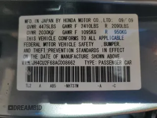 2010 Acura TSX z VIN JH4CU2F68AC008662, wystawiony jako Copart lot #48644185 z przebiegiem 230 876 mil mil oraz Szkoda całkowita • Salvage title. Historia ofert i sprzedaży dostępna na DreamBid. Obrazek 14.