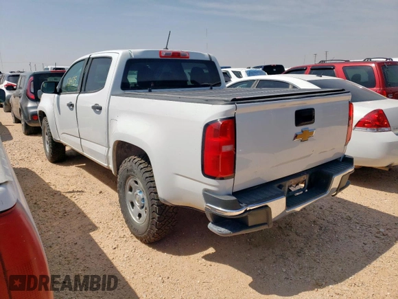 2020 Chevrolet Colorado 2WD Work Truck with VIN 1GCGSBEAXL1105651, listed as a Copart auction lot 53423005 with 171,475 mi miles and Salvage title. Bid and sale history available at DreamBid. Image 2.