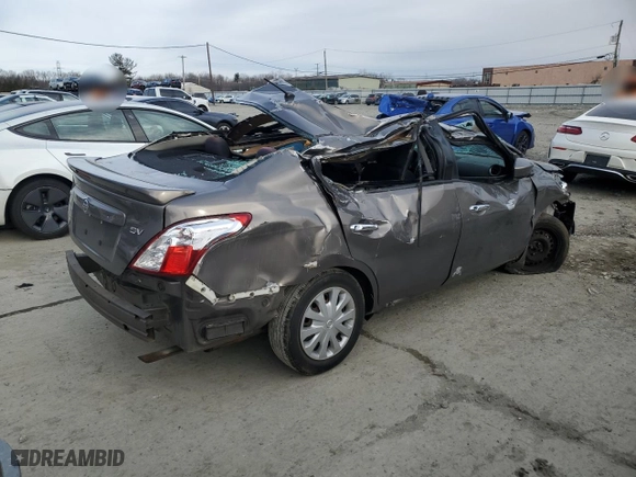 2016 Nissan Versa SV with VIN 3N1CN7AP6GL908889, listed as a Copart auction lot 46077395 with 0 mi miles and Clean Title. Bid and sale history available at carsss.com. Image 3.