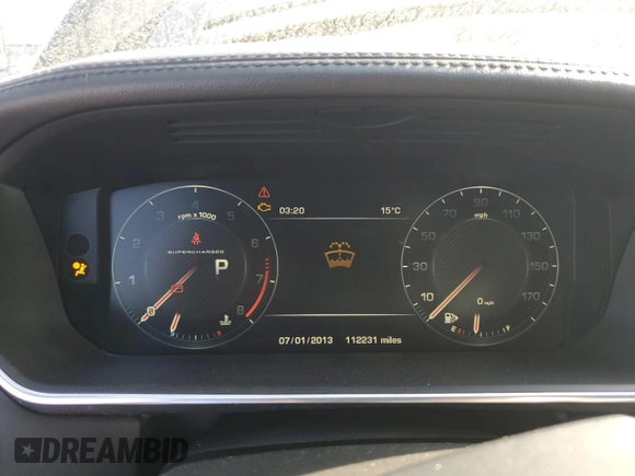 2015 Land Rover Range Rover Supercharged with VIN SALGS2TF9FA236260, listed as a Copart auction lot 53056205 with 112,231 mi miles and Salvage title. Bid and sale history available at DreamBid. Image 9.
