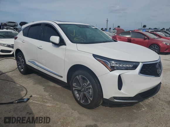 2023 Acura RDX w/Advance Package with VIN 5J8TC2H7XPL016590, listed as a Copart auction lot 75175744 with 1,506 mi miles and Non Repairable. Bid and sale history available at carsss.com. Image 4.