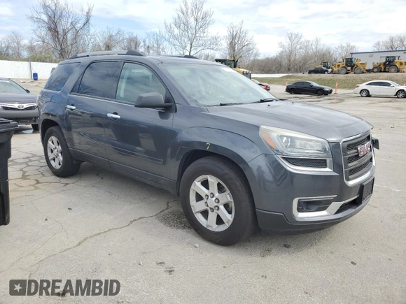 2013 GMC Acadia SLE with VIN 1GKKRPKD8DJ164253, listed as a Copart auction lot 50636775 with Not Provided miles and Salvage Title. Bid and sale history available at DreamBid. Image 4.