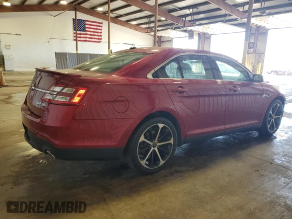 2015 Ford Taurus SEL with VIN 1FAHP2E83FG143653, listed as a Copart auction lot 59280645 with 77,048 mi miles and Salvage title. Bid and sale history available at DreamBid. Image 3.