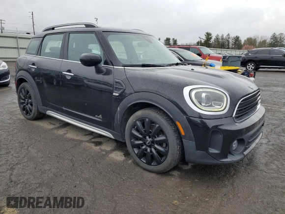 2021 MINI Countryman Cooper with VIN WMZ43BR01M3M79170, listed as a Copart auction lot 52717035 with 88,073 mi miles and Salvage title. Bid and sale history available at DreamBid. Image 4.