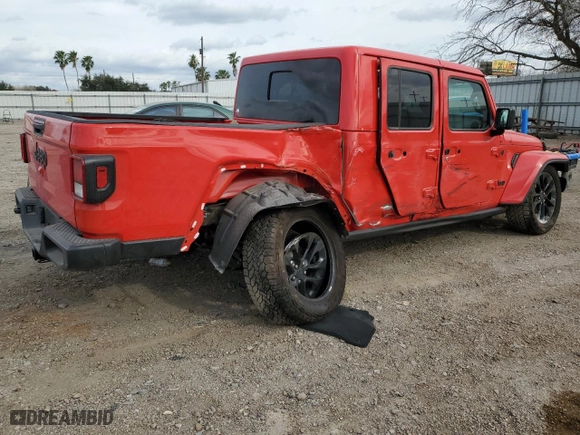 2024 Jeep Gladiator Nighthawk with VIN 1C6HJTAG7RL127120, listed as a Copart auction lot 45914815 with 2,284 mi miles and Salvage Title. Bid and sale history available at carsss.com. Image 3.