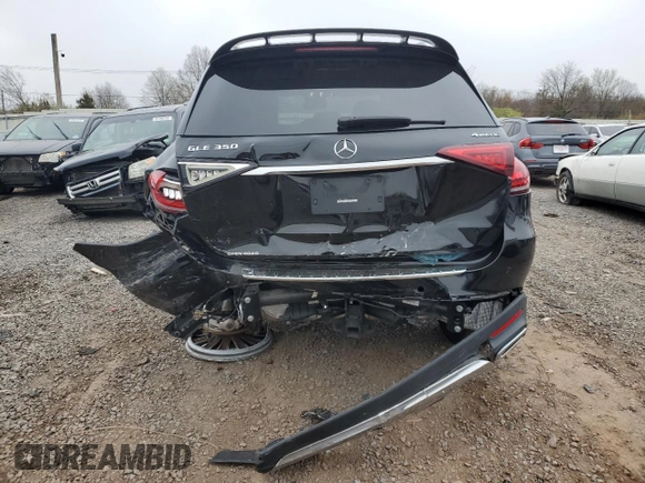 2021 Mercedes-Benz GLE 350 with VIN 4JGFB4KBXMA474141, listed as a Copart auction lot 52713515 with Not provided miles and Salvage title. Bid and sale history available at DreamBid. Image 6.