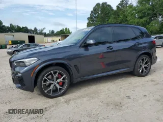 2021 BMW X5 sDrive40i z VIN 5UXCR4C05M9H38658, wystawiony jako Copart lot #60112825 z przebiegiem 50 881 mil mil oraz Szkoda całkowita • Salvage title. Historia ofert i sprzedaży dostępna na DreamBid. Obrazek 1.