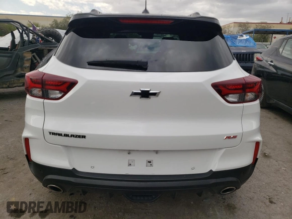 2023 Chevrolet TrailBlazer RS with VIN KL79MTSL6PB043824, listed as a Copart auction lot 52420194 with 15,608 mi miles and . Bid and sale history available at DreamBid. Image 6.