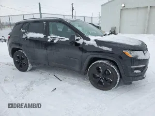 2018 Jeep Compass Latitude with VIN 3C4NJDBB0JT493661, listed as a Copart auction lot 88695545 with 89,046 mi miles and Salvage Title. Bid and sale history available at DreamBid. Image 4.