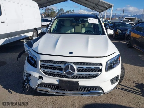 2020 Mercedes-Benz GLB with VIN W1N4M4GB4LW027331, listed as a IAAI auction lot 41691859 with 26,701 mi miles. Bid and sale history available at carsss.com. Image 11.