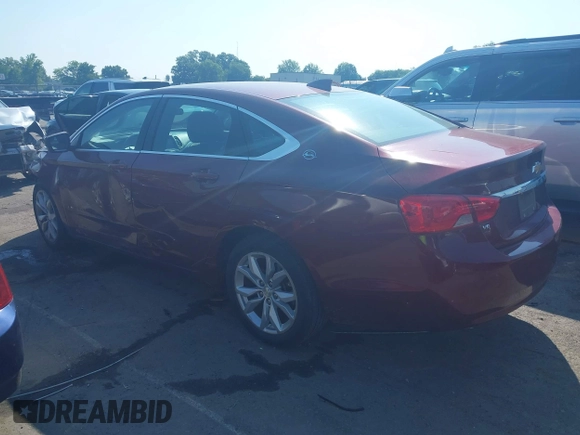 2017 Chevrolet Impala LT with VIN 2G1105S37H9106710, listed as a IAAI auction lot 42585642 with 96,392 mi miles and . Bid and sale history available at DreamBid. Image 14.