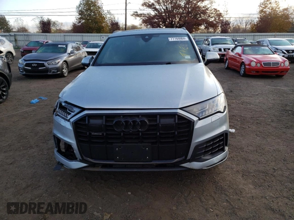 2024 Audi Q7 Premium Plus with VIN WA1LXBF71RD009928, listed as a Copart auction lot 77769904 with 12,012 mi miles and Salvage title. Bid and sale history available at DreamBid. Image 5.