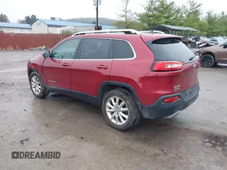 2016 Jeep Cherokee Limited with VIN 1C4PJMDS4GW105288, listed as a IAAI auction lot 41996924 with 99,117 mi miles. Bid and sale history available at carsss.com. Image 3.