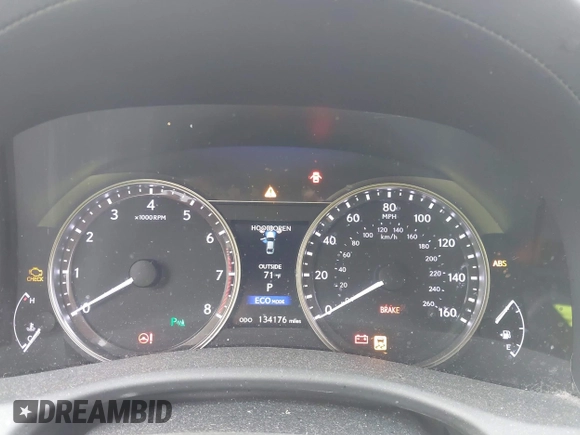 2013 Lexus GS with VIN JTHBE1BL8D5017689, listed as a IAAI auction lot 41867793 with 134,176 mi miles. Bid and sale history available at carsss.com. Image 7.