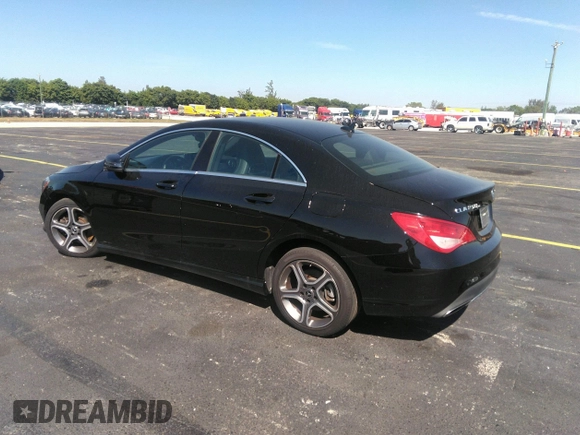 2018 Mercedes-Benz CLA with VIN WDDSJ4EBXJN650357, listed as a IAAI auction lot 35930612 with 75,371 mi miles. Bid and sale history available at carsss.com. Image 3.
