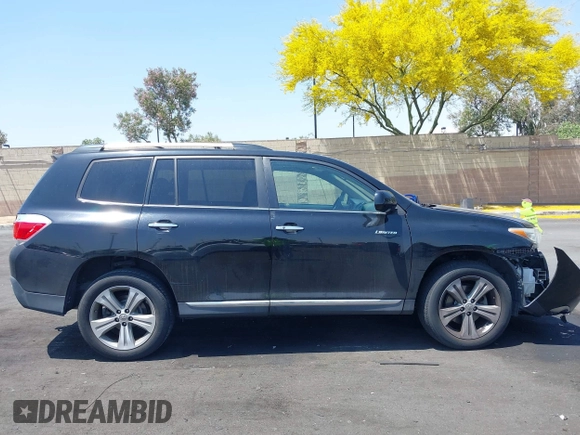 2012 Toyota Highlander Limited with VIN 5TDDK3EHXCS166619, listed as a IAAI auction lot 42451831 with 167,495 mi miles and . Bid and sale history available at DreamBid. Image 13.