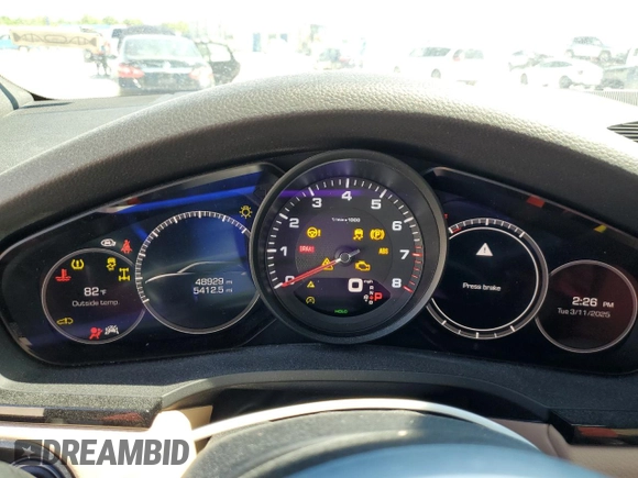 2020 Porsche Cayenne with VIN WP1AA2AY8LDA07047, listed as a Copart auction lot 48194385 with 48,929 mi miles and Salvage title. Bid and sale history available at DreamBid. Image 9.