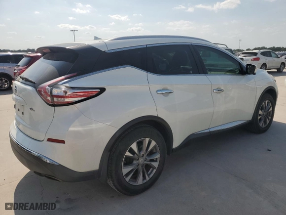 2015 Nissan Murano SL with VIN 5N1AZ2MG6FN213846, listed as a Copart auction lot 52785565 with 159,689 mi miles and Salvage Title. Bid and sale history available at carsss.com. Image 3.
