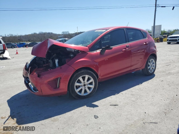 2011 Ford Fiesta SE with VIN 3FADP4EJXBM174489, listed as a Copart auction lot 50610345 with 155,421 mi miles and Salvage Title. Bid and sale history available at carsss.com. Image 1.