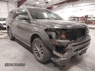 2019 Ford Expedition Max Limited with VIN 1FMJK2AT5KEA32494, listed as a IAAI auction lot 41757990 with 132,255 mi miles and . Bid and sale history available at DreamBid. Image 1.