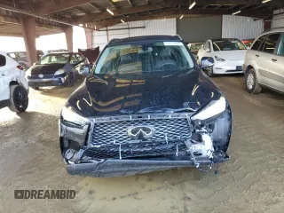 2022 Infiniti QX50 LUXE with VIN 3PCAJ5BA7NF120567, listed as a Copart auction lot 86774864 with 41,106 mi miles and Salvage Title. Bid and sale history available at carsss.com. Image 5.